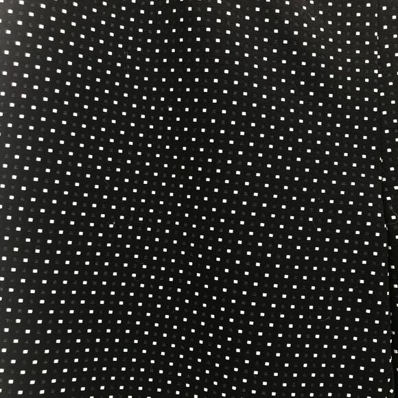 CAbi #5175 Polka Dot Black Trousers Womens 6 Flat Front Skinny Leg Mid Rise - Picture 3 of 13